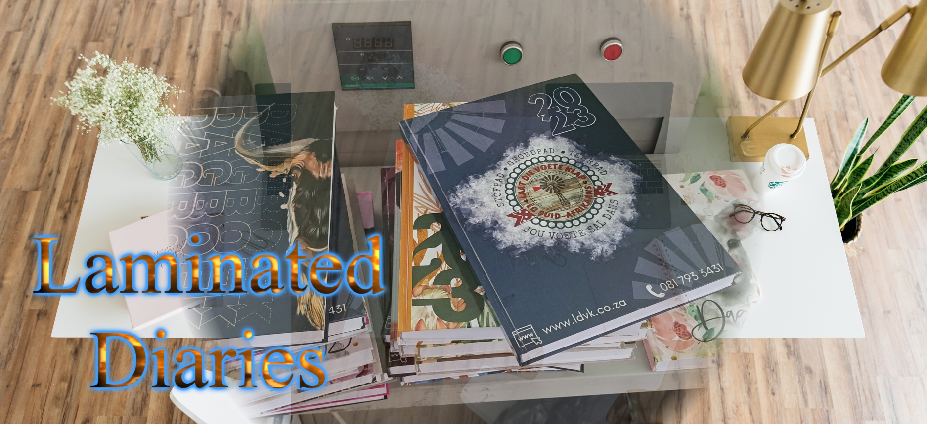 Laminated diaries